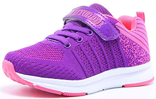 Mitudidi Sneakers Ragazza 36 Scarpe Fitness Bambina Scarpe Running Al Coperto All'Aperto Traspirante Ragazze Scarpe Bimba Basse Walking Basket Corsa Sportive Tennis Ginnastica Multisport Rosa