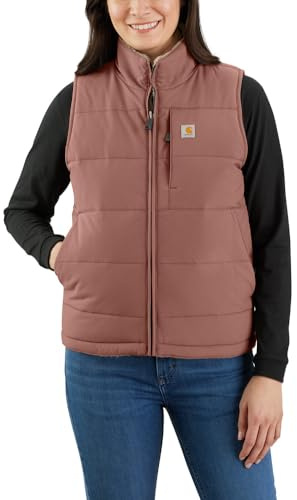 Carhartt Damen Relaxed Fit Wendeweste mit wasserabweisender Oberfläche und Wind Fighter-Technologie, Farbe:Nutmeg, Gr: M