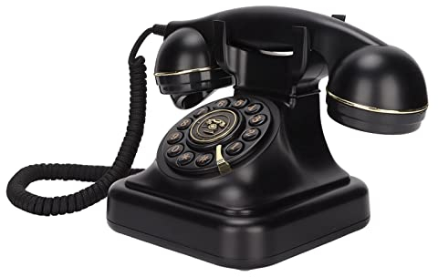 Téléphone Filaire Vintage Téléphone Fixe Téléphone Fixe Vintage Elegent À la Mode Européenne Rétro Téléphone pour Chambre Étude Bureau Café Boutique Bar Décor