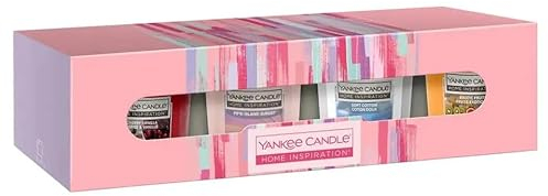 YANKEE CANDLE Votive Gift Set 4PC | Gift for Women | Christmas | Valentine's Day | Mother's Day | Birthday