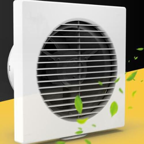 BETAM Estrattore Aria Flusso Assiale,Aspiratore Bagno con Valvola di Ritegno,Ultra Sottile Ventola Aspirazione,Funzionamento Silenzioso 42 Db,per Amera da Letto,Ufficio,Cucine,200mm