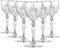 RCR Set di 6 bicchieri Melodia Nick & Nora da 140 ml, per espresso, margarita, champagne, cocktail, gin, vino, feste, set di bicchieri in cristallo