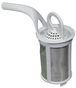 ensipart Feinsieb und Grobsieb mit Griff für Spülmaschine kompatibel mit AEG 50297774007 5029777400/7 Set Sieb für Geschirrspüler