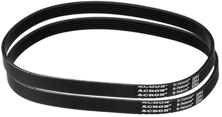 QUARKZMAN 2pz 220J6 PJ Cinghia Nervature a V 6 Nervature 22 Lunghezza x 0.55 Larghezza x 0.14 Altezza, Cinghia a V in Gomma EPDM per Compressori, Pompe, Tosaerba, Trapani, Seghe
