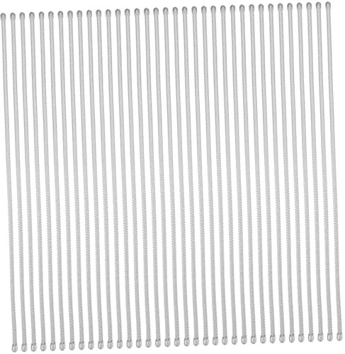 DIYEAH 35 Pezzi Stecche Metalliche Flessibili per Corsetto Modellante in Argento Struttura Resistente e Tappi di Chiusura per Abiti da Sposa