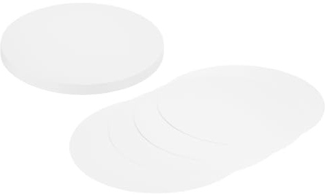 Sourcing map 24 pezzi di cartoncino circolare, ritagli rotondi di carta spessa da 29,9 cm per artigianato, fornitura per pittura, progetti fai da te, decorazione per bacheca, bianco