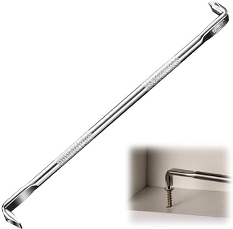 HAFRILY 2 Stück Winkelschraubendreher S2 Legierter Stahl Winkel Schraubendreher 90 Grad Z-Typ Doppelkopf Schraubendreher für Arbeiten auf Engem Raum