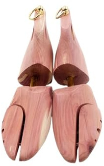 JBJYGSG Men's And Women's Single Tube Adjustable Red Short Boots Wood Shoe Tree Preserves Shape, Absorbs Moisture(EUR37-38)