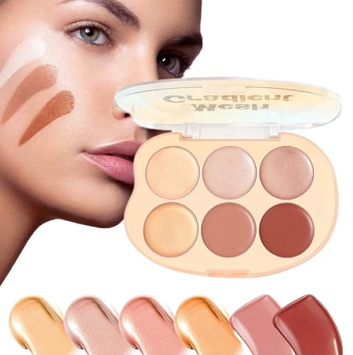 Palette Blush Illuminante Cosmetici in Crema per a Lunga Durata