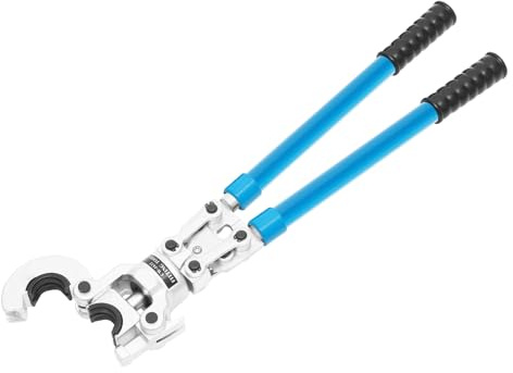 Juego de alicates de prensado de tubo de 9 piezas, herramienta de prensado, mordazas multicapa, 16 mm-20 mm-26 mm-32 mm con cabezal giratorio de 360° para tubos PEX, tubo compuesto