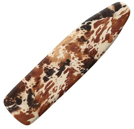 Copriasse Da Stiro Universale 120X40 Marrone Morbida Custodia Con Elastico, Resistente Al Calore, Rivestimento Impermeabile Anti-Bruciatura Con Bordo Elastico