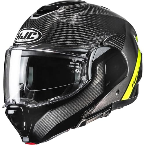 HJC, Modularer Motorradhelm F100 CARBON STAN MC3H, L