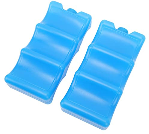 Jelquix Paquete de Hielo para Leche Materna, Paquete de Congelador Contorneado Reutilizable para mamá Trabajadora, Caja de Hielo Portátil para Almacenamiento de Leche Materna, Adecuado para Bolsas de