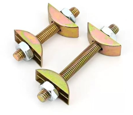 Toggle Bolt Kit, Heavy Duty Möbler Anslutningsbultar Med Skruvar Muttrar | Kraftiga fogfästen for sängram Stol Soffskåp Hushållsmontering(8x90mm-4Set)