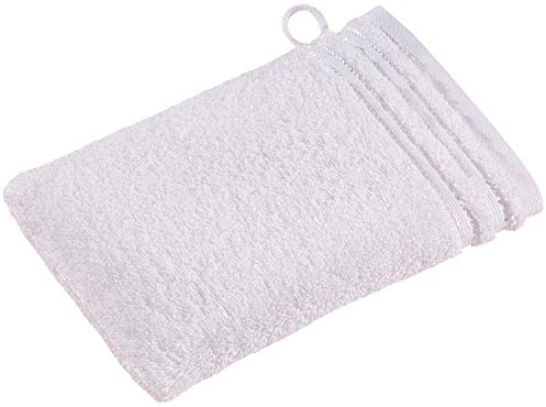 Vossen Calypso Feeling Waschhandschuh 22 x 16 cm weiß