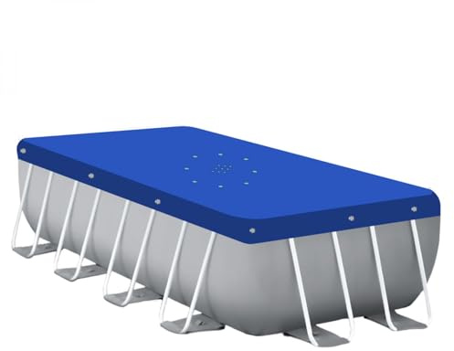 Linxor - Bâche de Protection réversible 4 Saisons pour Piscine Hors Sol - 150 GSM - Bleu et Gris - Plusieurs Formes et Tailles