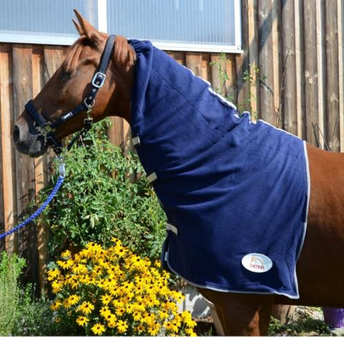 AMKA Couverture de cou en polaire pour chevaux