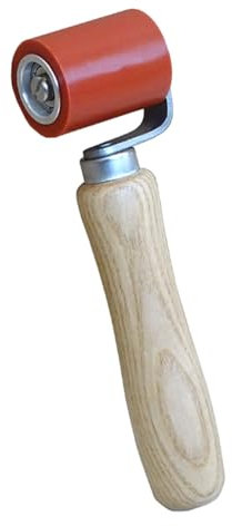 Rodillo de costura de silicona profesional de 40 mm, resistente a altas temperaturas, rodillo de presión manual para cinta de techo de PVC/TPO/EPDM de una sola capa y papel pintado (cabeza única)