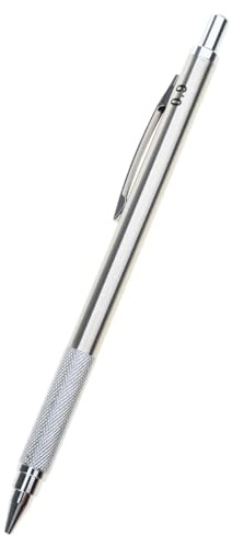 Qsvbeeqj 0 3/5/ 7/9/1/2/ Mm lápices mecánicos para dibujar pintura lápiz automático con minas suministros escolares oficina pintura mecánica de metal automática con minas para escribir dibujo