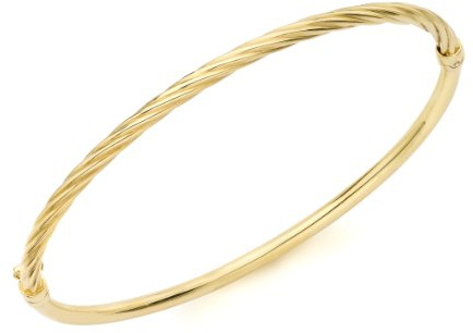 Carissima Gold Damen 9k (375) Gelbgold Halb Twist Armreif