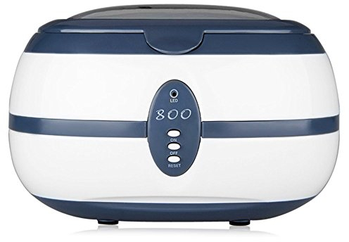 CGOLDENWALL 0.6L Ultrasonic Jewelry Cleaning Machine Professional Ring Cleaning Machine Ultrasonic Cleaner for Jewelry/Eyeglasses/Watches/Necklaces/Coins/Razors/Dentures/Combs VGT-800