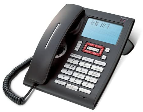 Emporia T20AB Amplified corded telephone with large LCD display- (Official UK & Ireland Version)