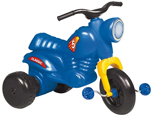 Dreirad Trike Kinder Pedal Tretfahrzeug Motorrad Classic 5 Tricikli blau +3J