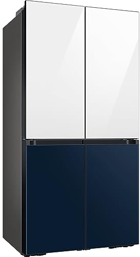 Samsung RF65A96768A/EG Réfrigérateur à porte française, 183 cm, 647, design sur mesure, centre de boissons interne avec double distributeur d'eau et double machine à glaçons, Cool Select+, No Frost+,