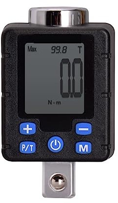 Adaptateur de couple, compteur de couple numérique 0,3-340 Nm, adaptateur de compteur de couple réglable, clé dynamométrique électronique professionnelle, outils de réparation d'inspection (couleur