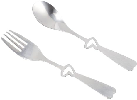NAMOARLY 4 Juegos regalo de bodas talheres aco inocidavel regalos para aniversarios cubiertos de acero inoxidable cucharas de aperitivo tenedor y cuchara favores de la fiesta de bodas