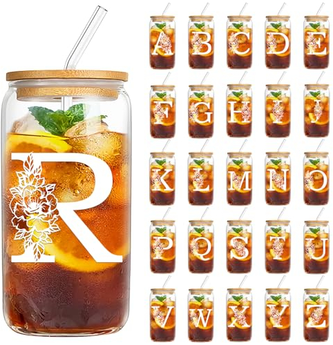 YiYa 550 Ml Vaso de Cerveza con Tapa y Pajita (R)