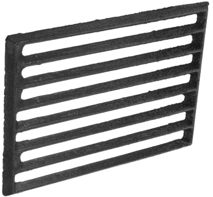 Yardenfun High Temp Resistant Metal Stove Grate Bbq Chiminea Outdoor Fireplace Grate for Barbecue