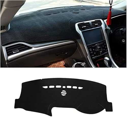 DdaiXQ Car Dashboard Cover Dash Mat For Ford Mondeo MK5 2014-2019, Dashboard Cover Sun Shade Avoid Light Mat Non-Slip Instrument Panel Carpet