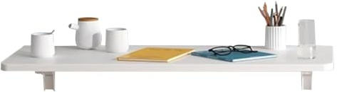 Klapptisch, Wandklapptisch, klappbar, robust, Organizer für schwebende Regale, Schreibtisch, perfekte Ergänzung für Zuhause/Büro/Küche/Bar (120 x 30 cm)