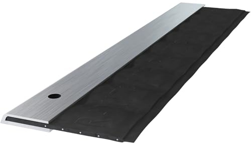 Ready-to-Use Türdichtung gegen Nagetiere, 1 m – Aluminium + Silikondichtung 20 mm – Schutz gegen Mäuse und Ratten – isolierende Sockelleiste – gegen Kälte, Wind und Insekten – fertig zum Anbringen