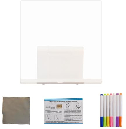 Lavagna da disegno da 2 ml, lavagna da disegno a LED con colori acrilici con luce morbida per gli occhi, lavagna con colori Tgz557 (A, taglia unica)