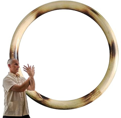 Anneau en rotin – Cercle d'entraînement Wing Chun, anneau d'exercice robuste pour les mains, outil de force traditionnel, construction légère et durable | Renforcement de préhension pratique pour Kung