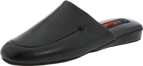 L.B. Evans Men's Duke Scuff Black Leather Clog/Mule 10 M