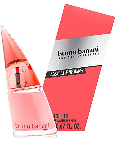 Bruno Banani Fragrance bruno banani Absolute Woman – Eau de Toilette Natural Spray – Fruchtig-blumiges Damen Parfüm – 1er Pack (1 x 20ml) Geblümt