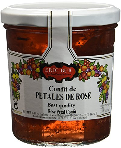 ERIC BUR Confit de Pétales de Roses 370 g - Lot de 3