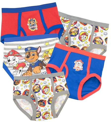 Paw Patrol Biancheria Intima delle Ragazzi La Squadra dei Cuccioli Confezione da 5