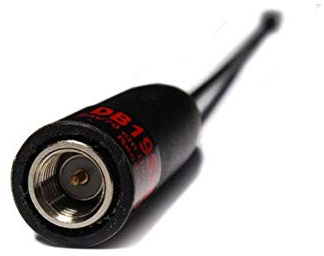Jetfon DB-19SM Dual Band VHF/UHF Flexible Antenne für Walkie, SMA Male, 10W, 22 cm
