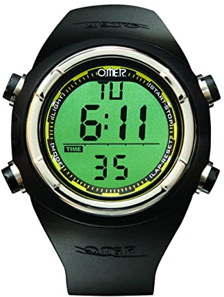 Omer Mistral | Orologio avanzato per apnea e pesca subacquea con funzione di immersione, monitoraggio dell'immersione e memoria di immersione