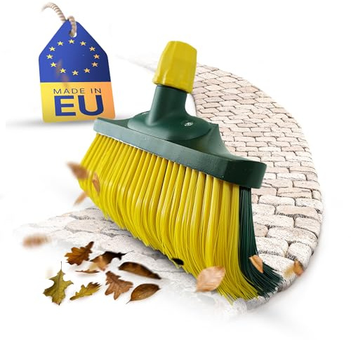 Novaliv Besenkopf Krallenbesen Set 30 cm Holz gebogenen Borsten Besenaufsatz Besen Broom Head Ersatzteil Ersatzkehrteil (1, 30 cm Ersatzkopf)