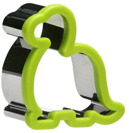 Cookie Sandwich Cutter Kitchen Gadgets Childrens Baking Set Shapes for Kids Cookies Pastry Dough Cake Biscuit Pancake Food Stainless Steel Mould Cutters Equipment Gifts (Dino)