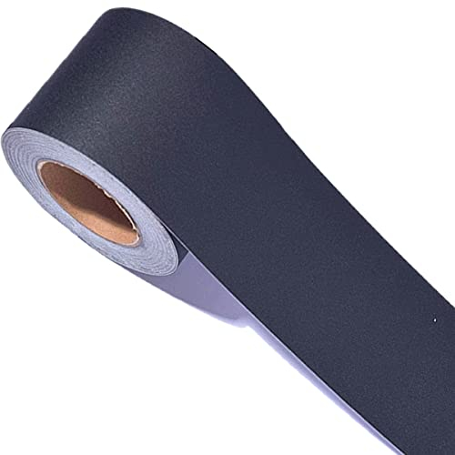 Meboem 10 Meters Matted Black Wallpaper Border Peel Stick Black Molding Border Home Ceiling Self Adhesive Waterproof Decorative Border for Bathroom Living Room Kitchen Wall