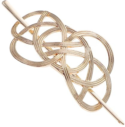 FOMIYES Elegante Goldene Haarnadel aus Zinklegierung mit Praktischem Fixierfunktion Retro Stil Haaraccessoire für Frauen zum Fixieren Langer Haare