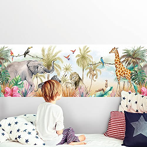 kina - SM0048 Wall Stickers Bands for Children's Bedrooms – Greek Jungle Graphics Protection and Decoration Walls Upholstery Furniture Tables and Cabinets 30 x 130 cm