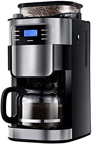 TEmkin Filtrer Les appareils électroménagers Cafetière Cafetières 15 Tasses avec Mode minuterie et Fonction d'arrêt Automatique Machine à café moulue avec Panier Amovible en Acier Inoxydable