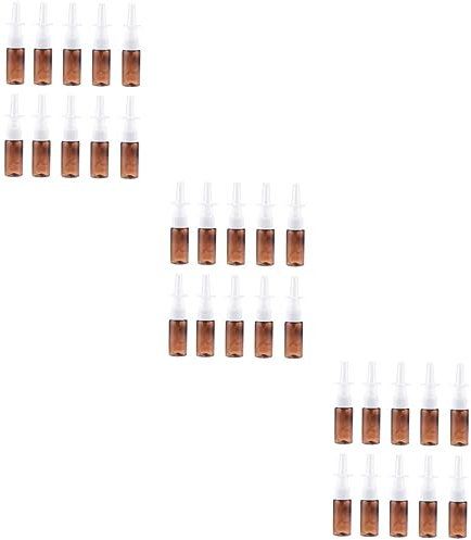 FRCOLOR Lot De 3 Flacons De Voyage De 15 Ml À Brume Fine Réutilisables En Plastique Avec Bouchon De Sécurité Pour Lextérieur 15 Pièces X 3